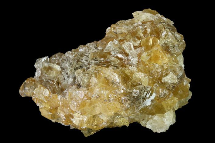 Bargain, Yellow Calcite Crystal Cluster - Fluorescent! #139088